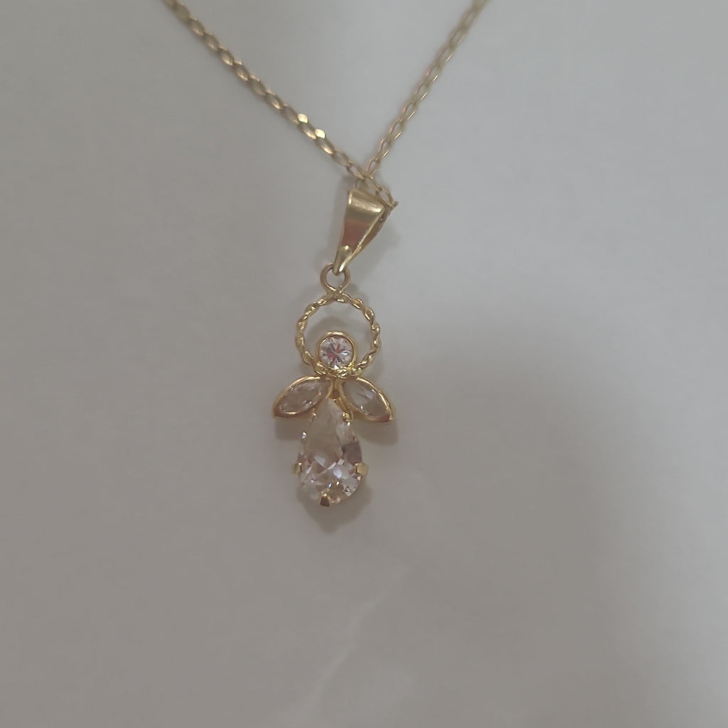 CADENA, DIJE ORO 14 K 2 GRMS (SEMINUEVO)