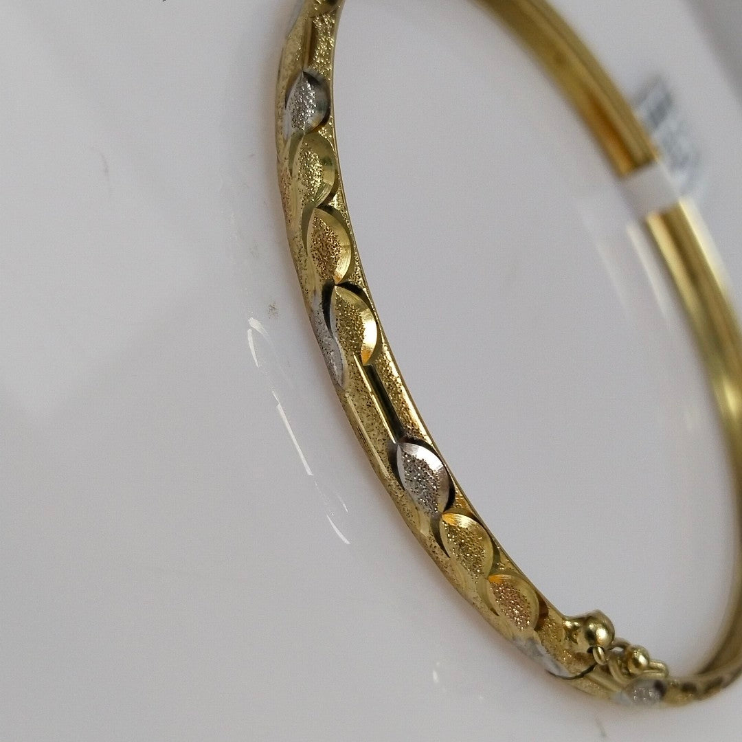 PULSERA RIGIDA ORO 10 K 7 GRMS (SEMINUEVO)