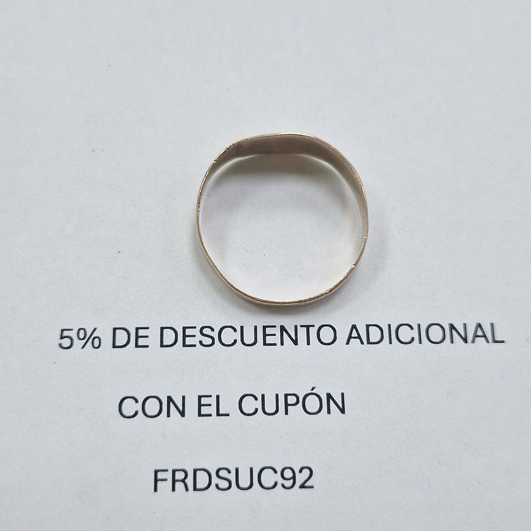 ANILLO DE GRADUACIÓN ORO 8 K 1.5 GRMS (SEMINUEVO)