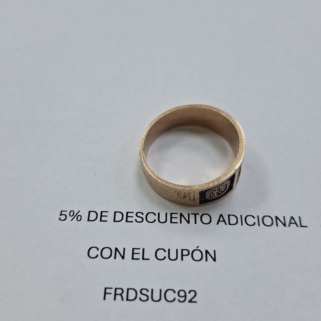 ANILLO DE GRADUACIÓN ORO 8 K 6.1 GRMS (SEMINUEVO)