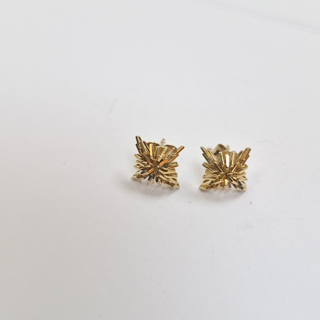 BROQUELES PAR ORO 14 K 1,60 GRMS (SEMINUEVO)