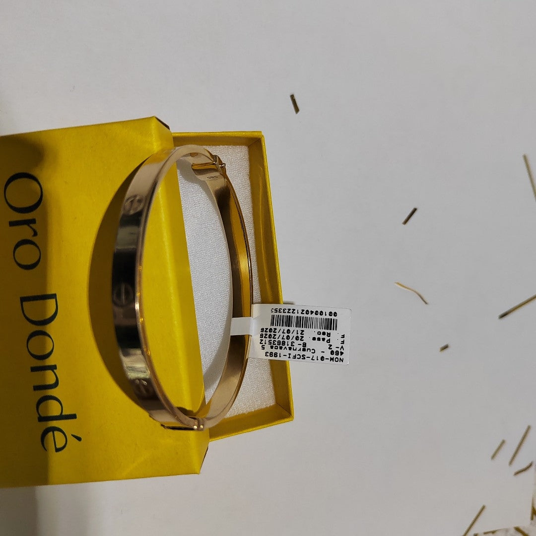 BRAZALETE ORO 14 K 8.5 GRMS (SEMINUEVO)