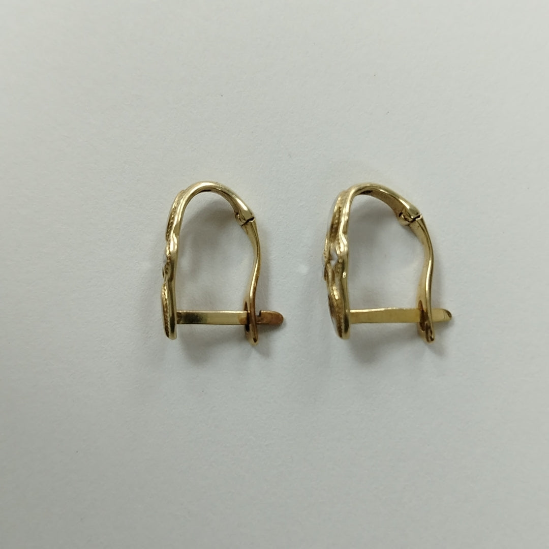 ARETES PAR ORO 14 K 2,00 GRMS (SEMINUEVO)