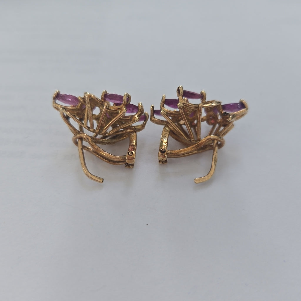 ARRACADAS PAR ORO 10 K 7.4 GRMS (SEMINUEVO)