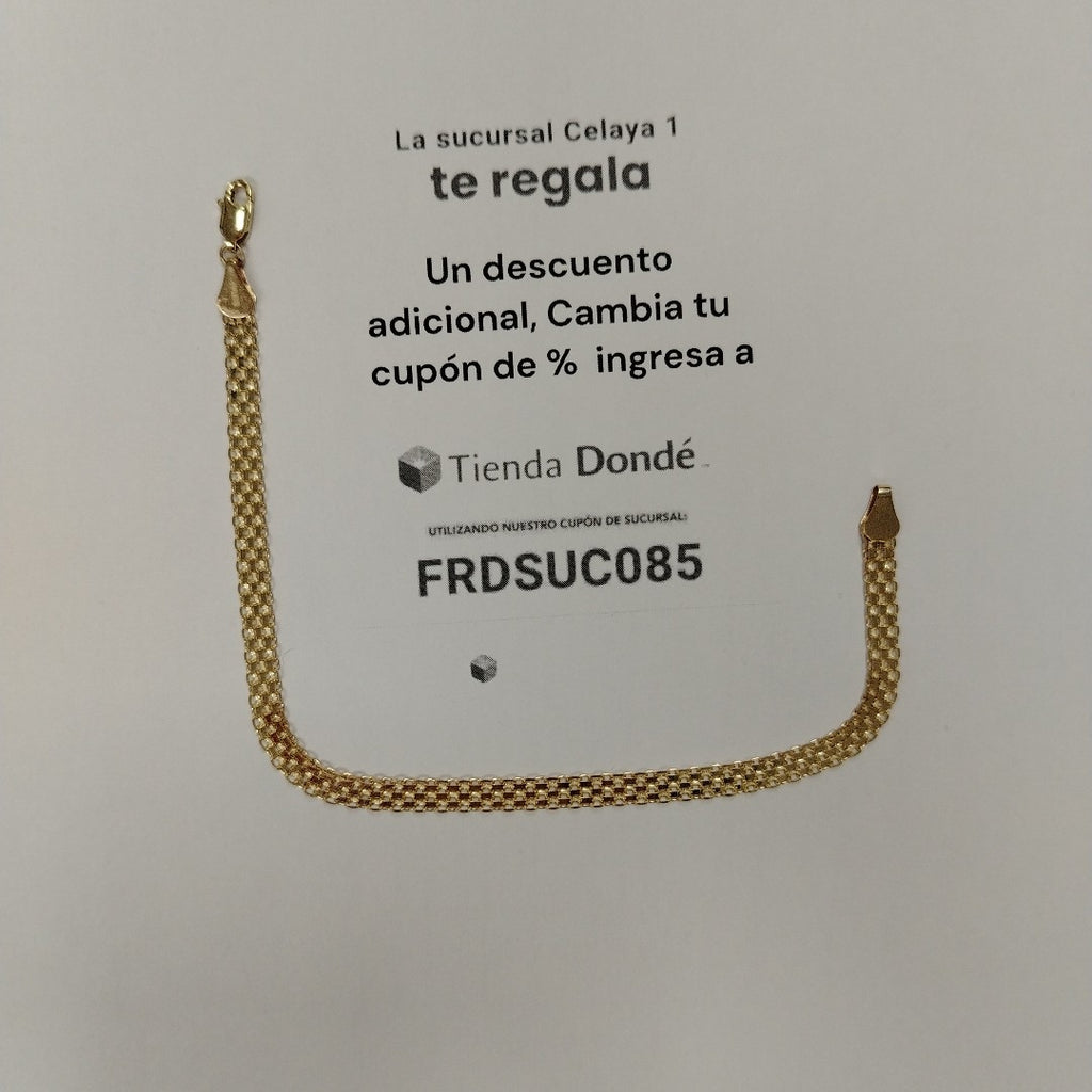 PULSERA ESPECIAL 14K 21 CM 5 GR (NUEVO)