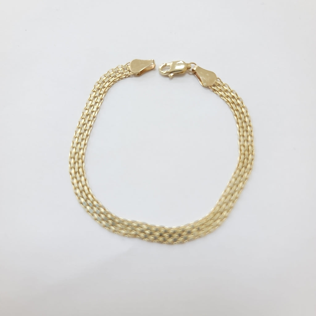 PULSERA ESPECIAL 14K 18 CM 4.7 GR (NUEVO)