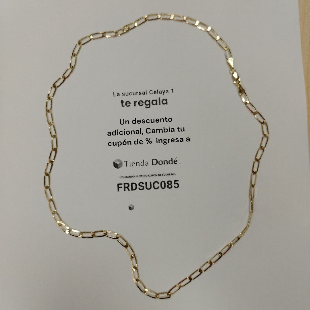 CADENA ESLABONES 14K 55 CM 10 GR (NUEVO)