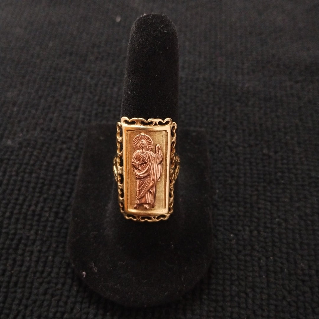 ANILLITO ORO COMBINADO 10 K 4,30 GRMS (SEMINUEVO)