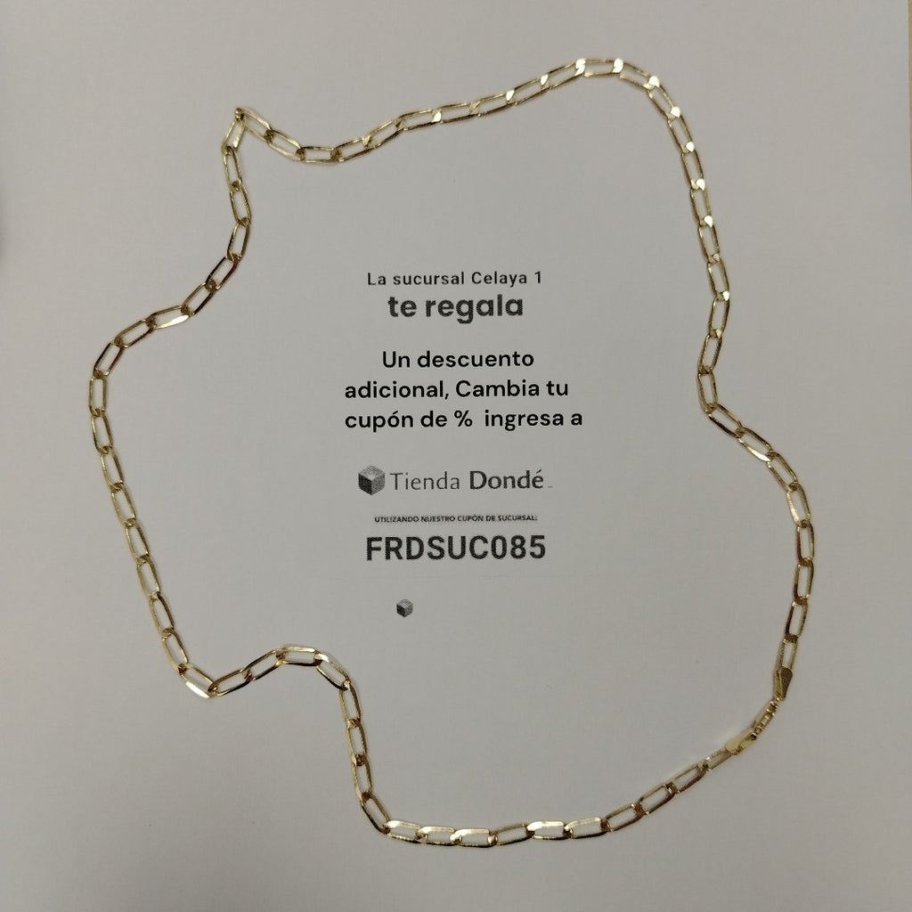 CADENA ESLABONES 14K 60 CM 10.6 GR (NUEVO)