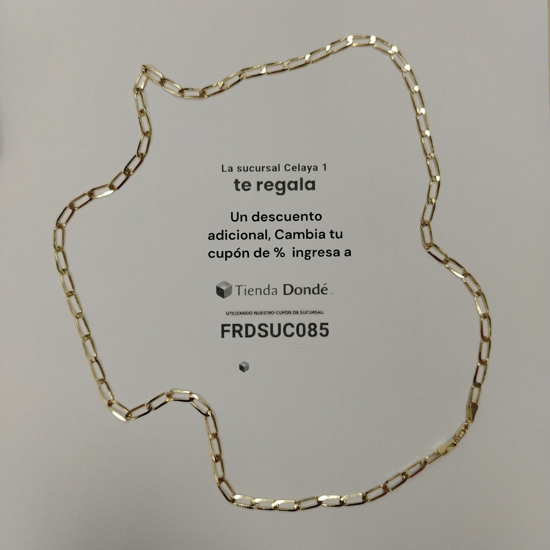 CADENA ESLABONES 14K 60 CM 10.6 GR (NUEVO)