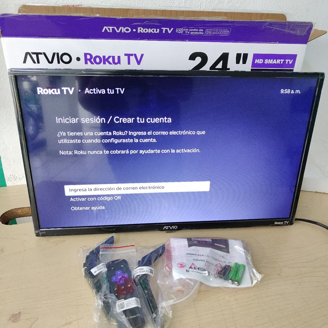 PANTALLA ATVIO ATV-24HDR (2024) 24" LED HD (SEMINUEVO)