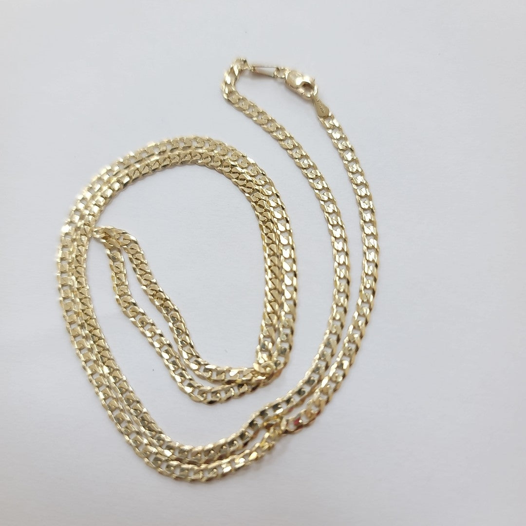 CADENA BARBADA 14K 60 CM 10 GR (NUEVO)