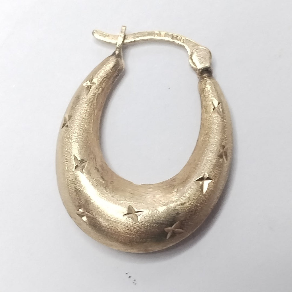 ARRACADAS PAR ORO 14 K 1.5 GRMS (SEMINUEVO)