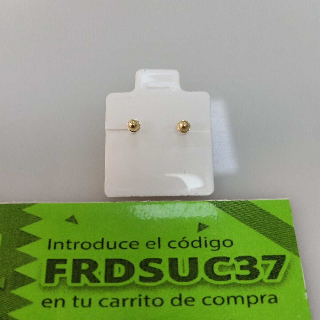 BROQUELES BROQUEL C CIRCONIA 14K 0.27 GR (NUEVO)