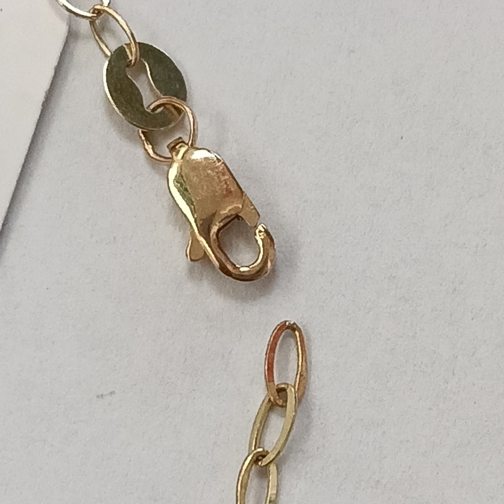 PULSERA ESPECIAL 14K 21 CM 1.9 GR (NUEVO)