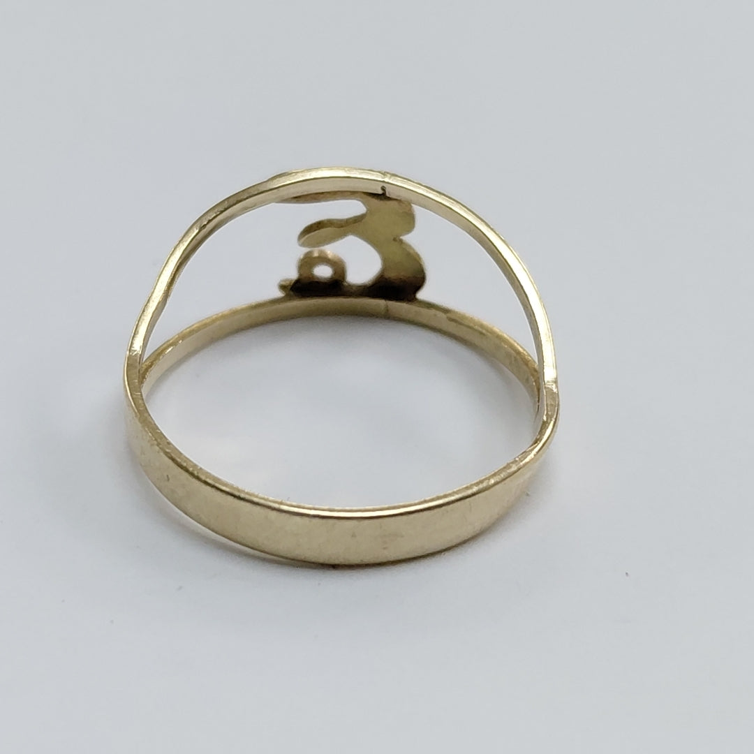ANILLO ORO 14 K 1,30 GRMS (SEMINUEVO)