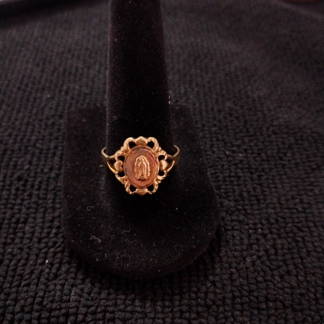 ANILLITO ORO COMBINADO 10 K 2,20 GRMS (SEMINUEVO)
