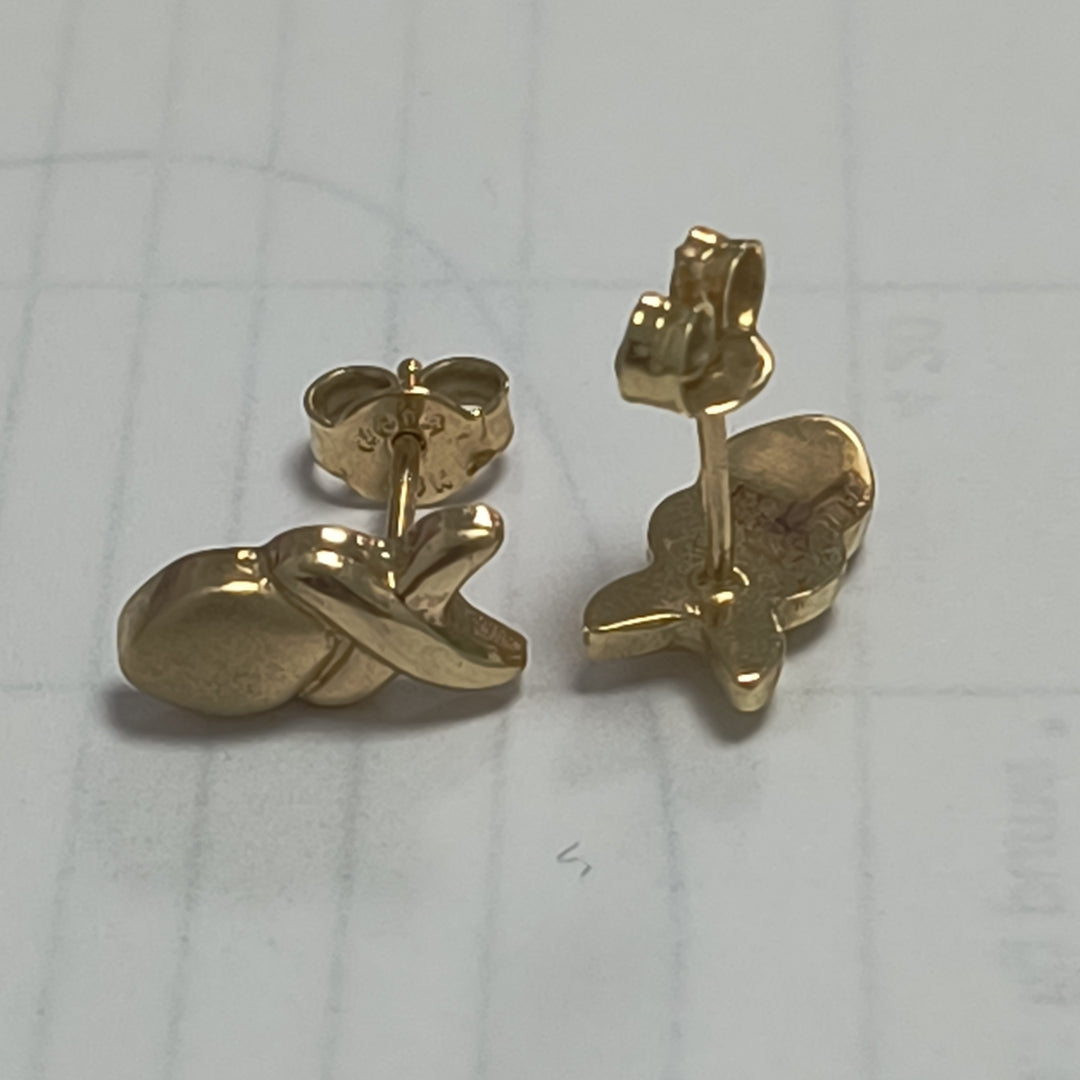 ARETES PAR ORO 14 K 1.6 GRMS (SEMINUEVO)