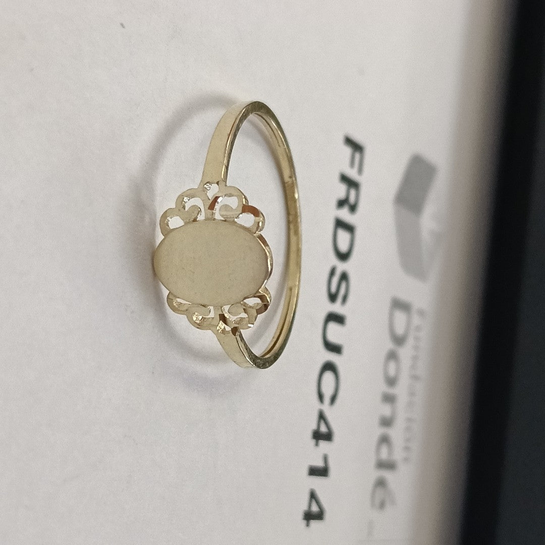 ANILLOS ANILLITO 10K TALLA 9 1 GR (NUEVO)