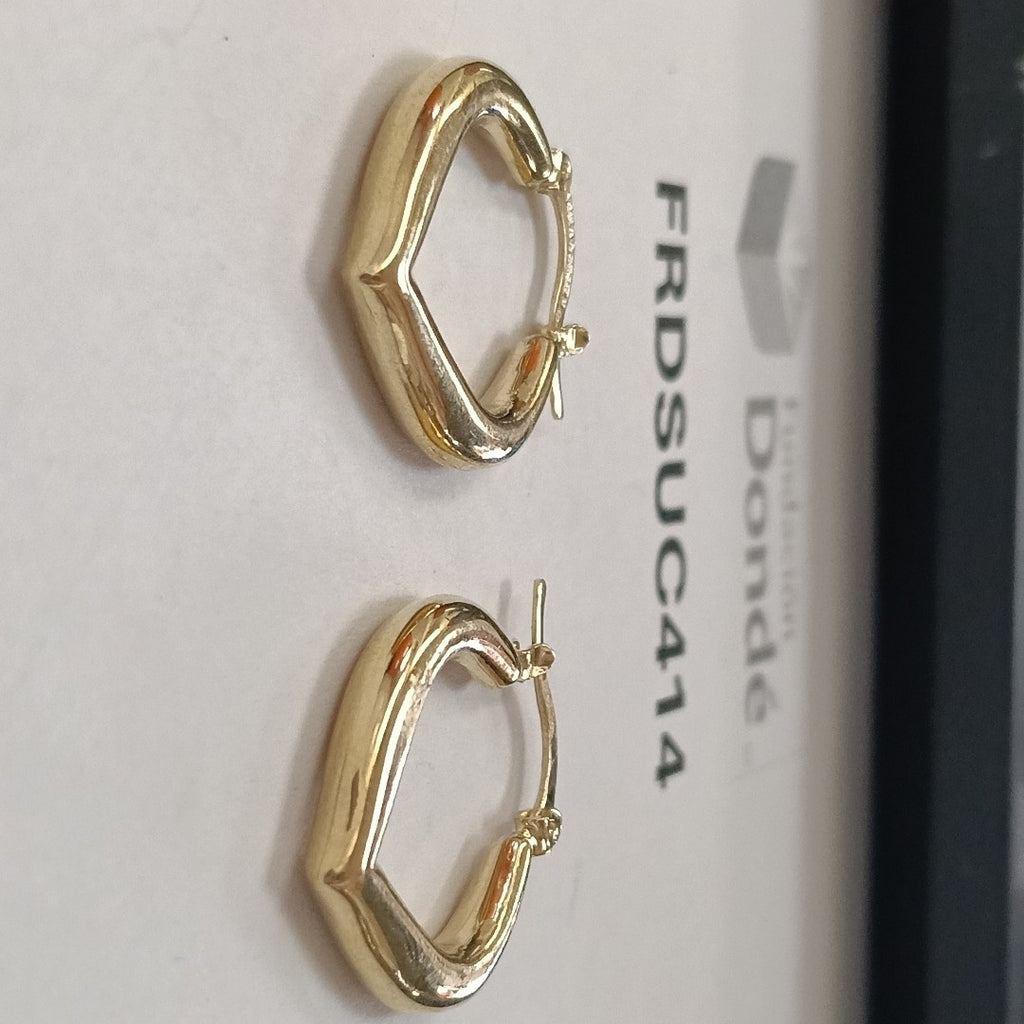 ARETES ARRACADAS 14K 2.1 GR (NUEVO)