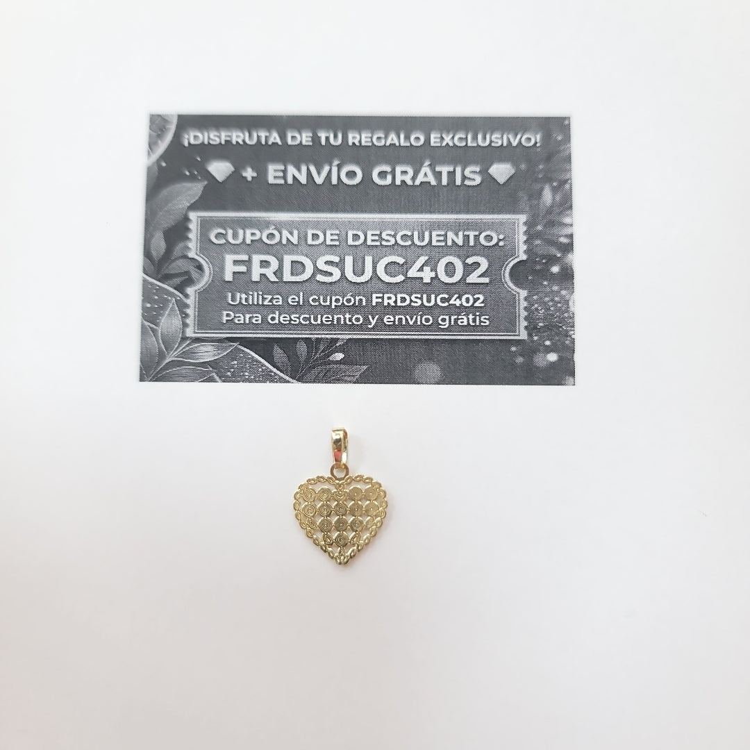 DIJE FIG CORAZON 14K 0.8 GR (NUEVO)