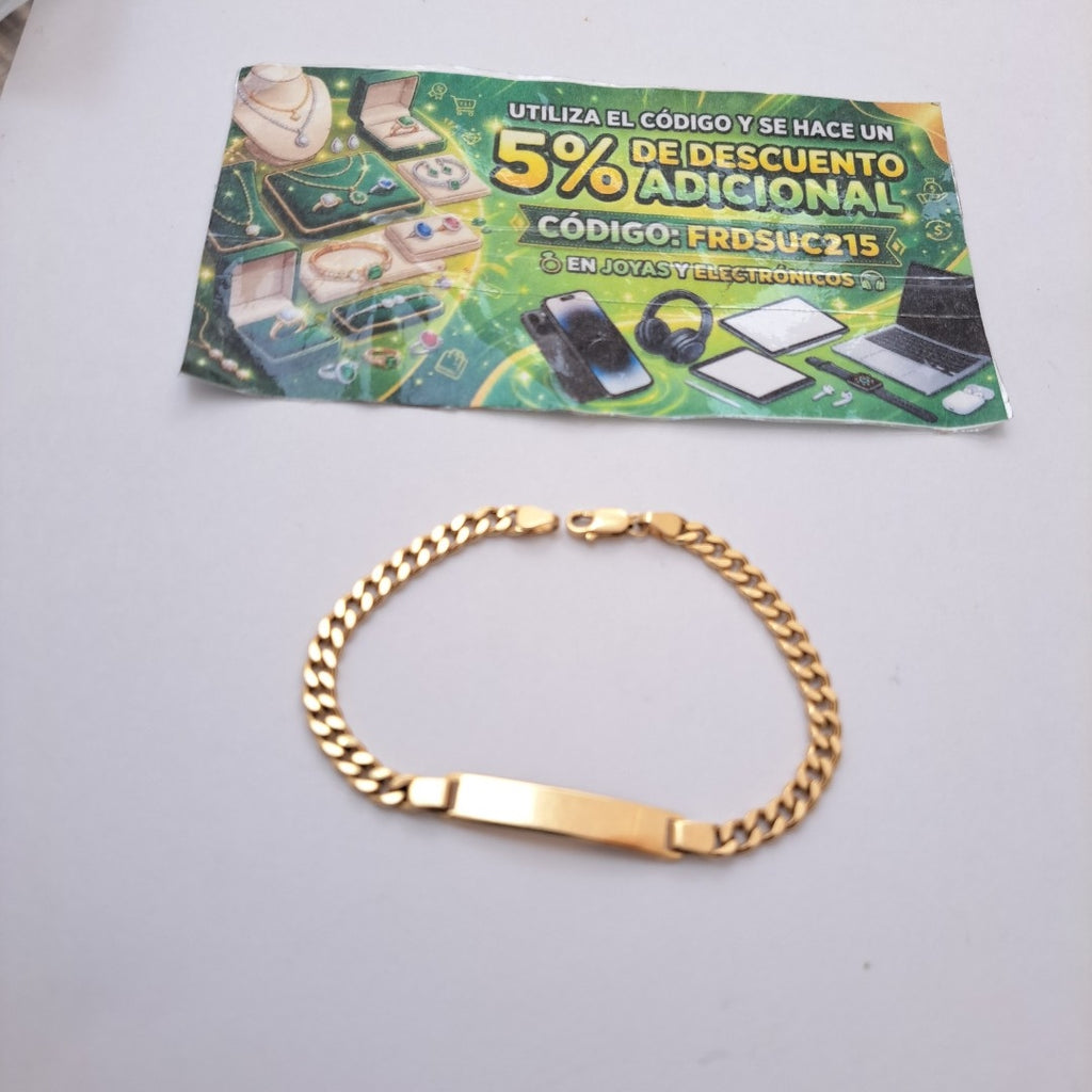 ESCLAVA ORO 14 K 4.9 GRMS (SEMINUEVO)