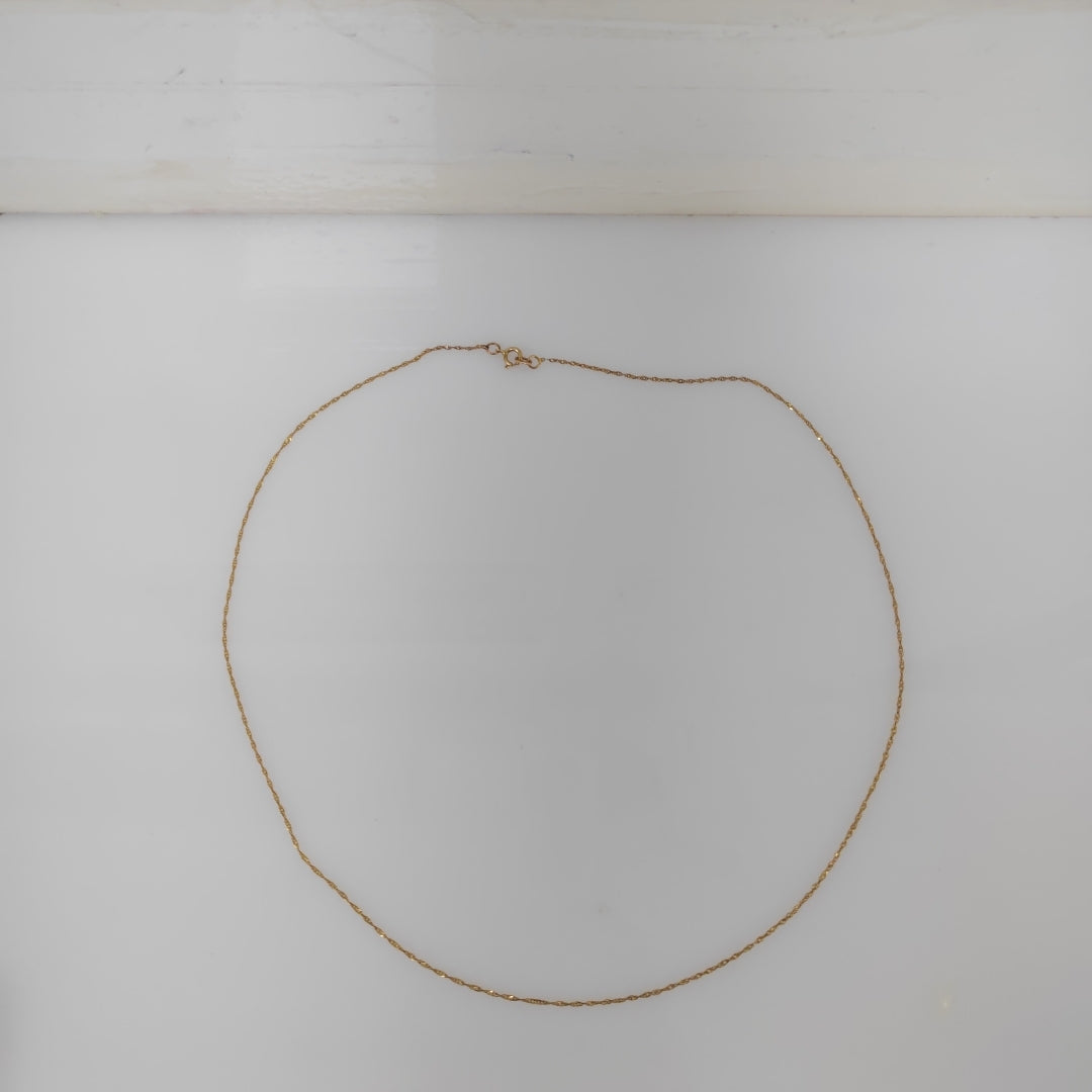 CADENA ORO 14 K 0.8 GRMS (SEMINUEVO)