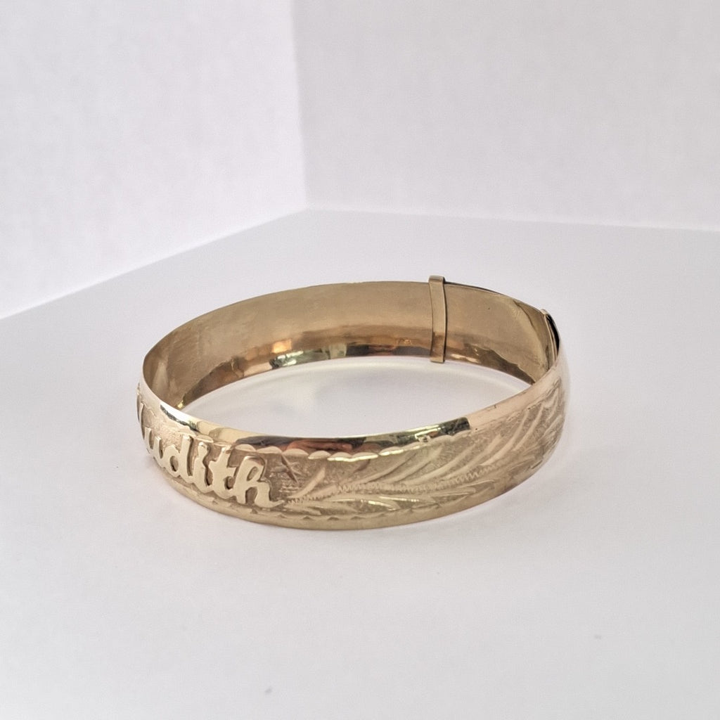 PULSERA RIGIDA ORO 10 K 10 GRMS (SEMINUEVO)