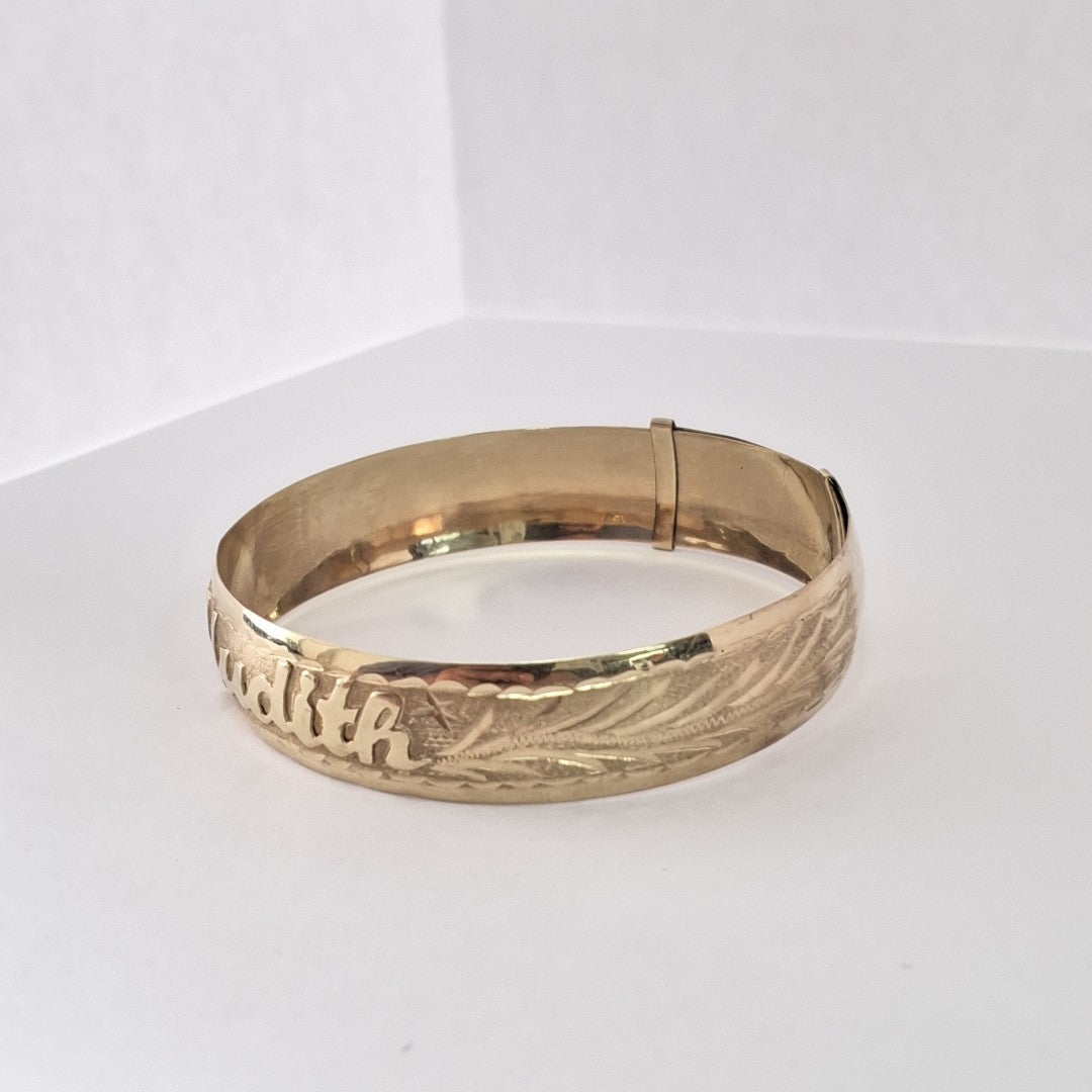 PULSERA RIGIDA ORO 10 K 10 GRMS (SEMINUEVO)