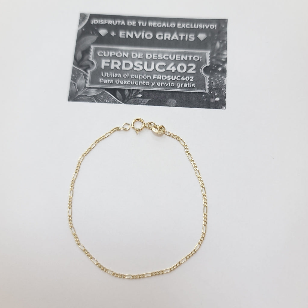 PULSERA 3X1 14K 18 CM 0.9 GR (NUEVO)