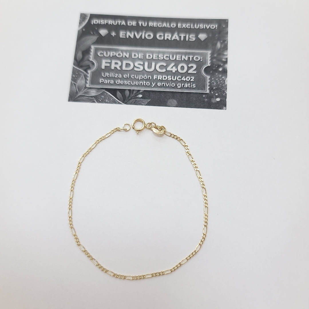PULSERA 3X1 14K 18 CM 0.9 GR (NUEVO)