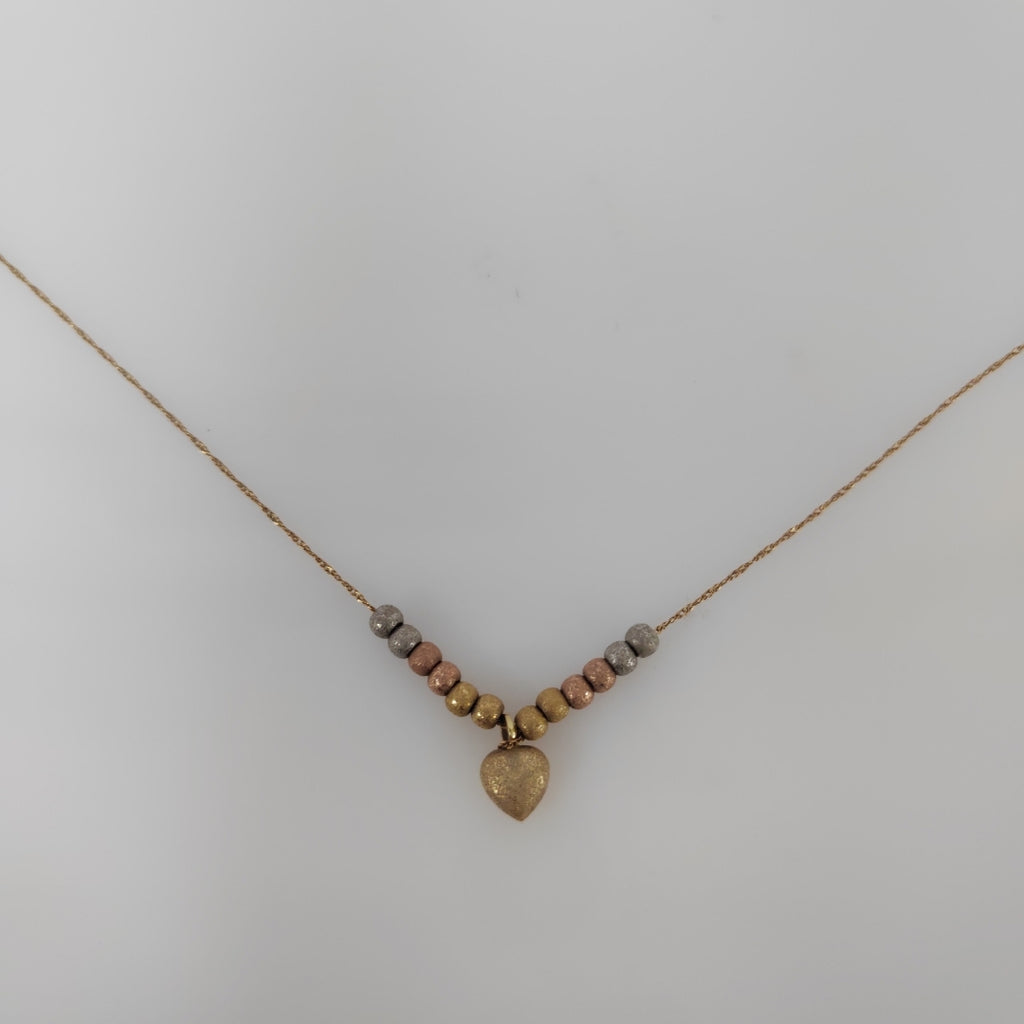 COLLAR ORO COMBINADO 14 K 1,90 GRMS (SEMINUEVO)