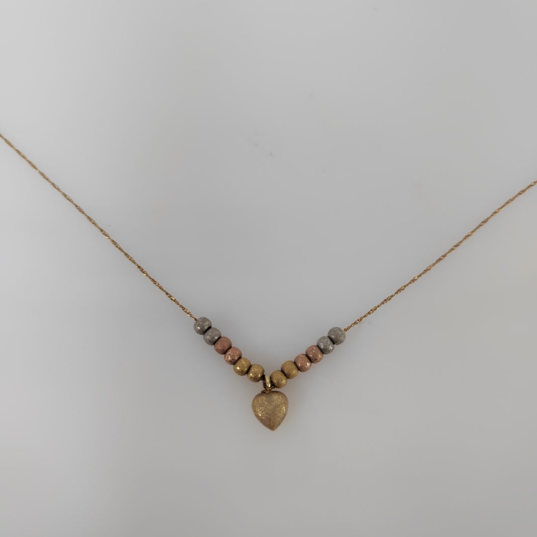 COLLAR ORO COMBINADO 14 K 1,90 GRMS (SEMINUEVO)