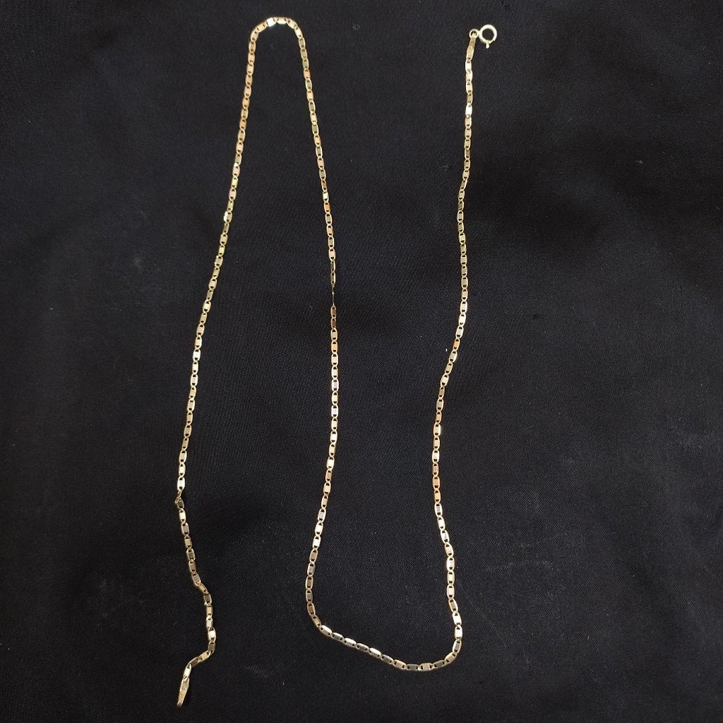 CADENA ORO COMBINADO 14 K 1.5 GRMS (SEMINUEVO)