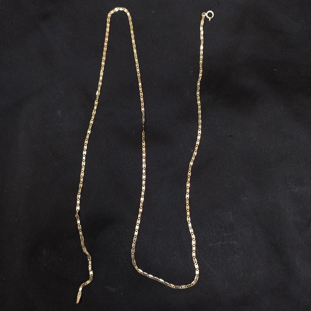 CADENA ORO COMBINADO 14 K 1.5 GRMS (SEMINUEVO)