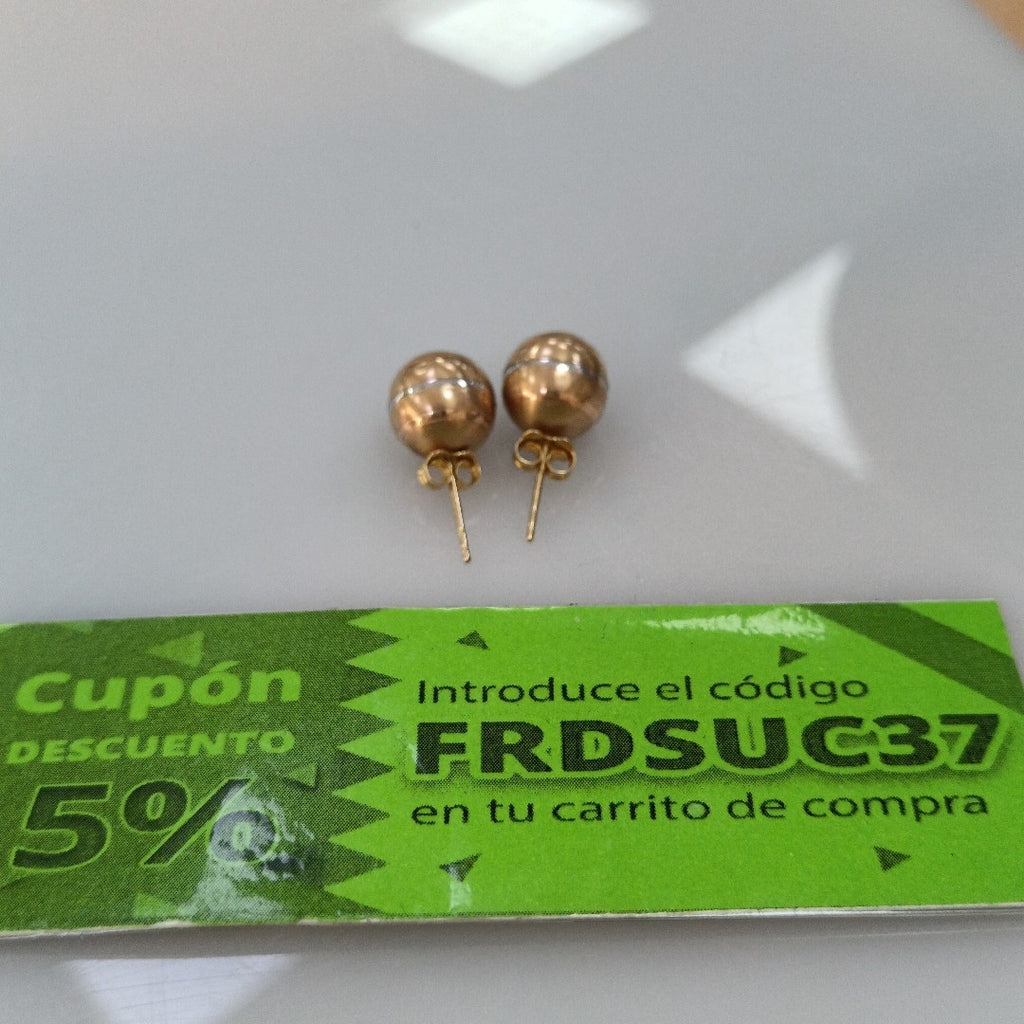 BROQUELES PAR ORO 10 K 2.2 GRMS (SEMINUEVO)