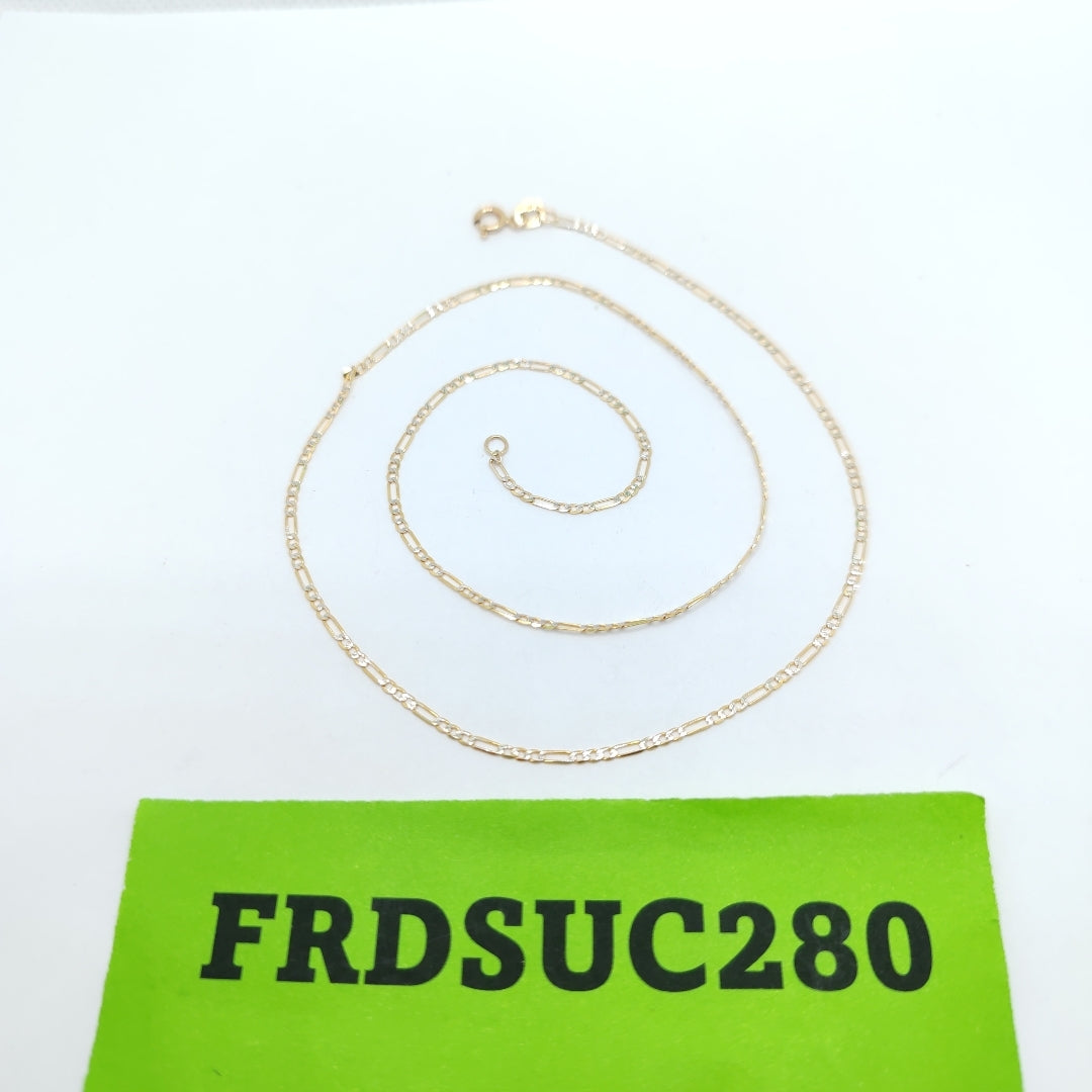 CADENA ORO 14 K 1.6 GRMS (SEMINUEVO)