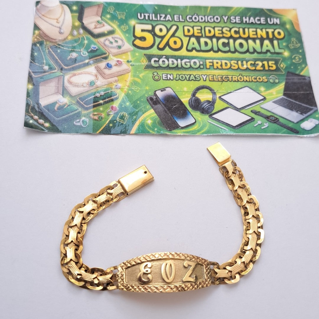 ESCLAVA ORO 10 K 9.7 GRMS (SEMINUEVO)