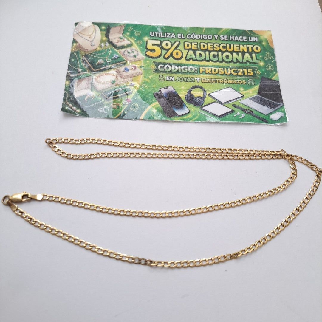CADENA ORO 10 K 3.9 GRMS (SEMINUEVO)