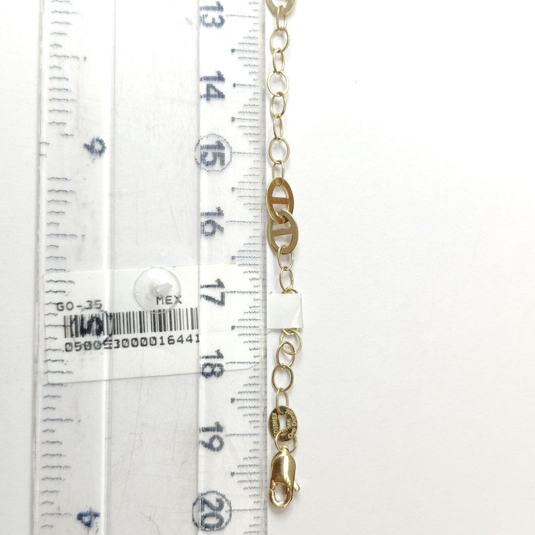 PULSERA ESPECIAL 14K 21 CM 1.9 GR (NUEVO)