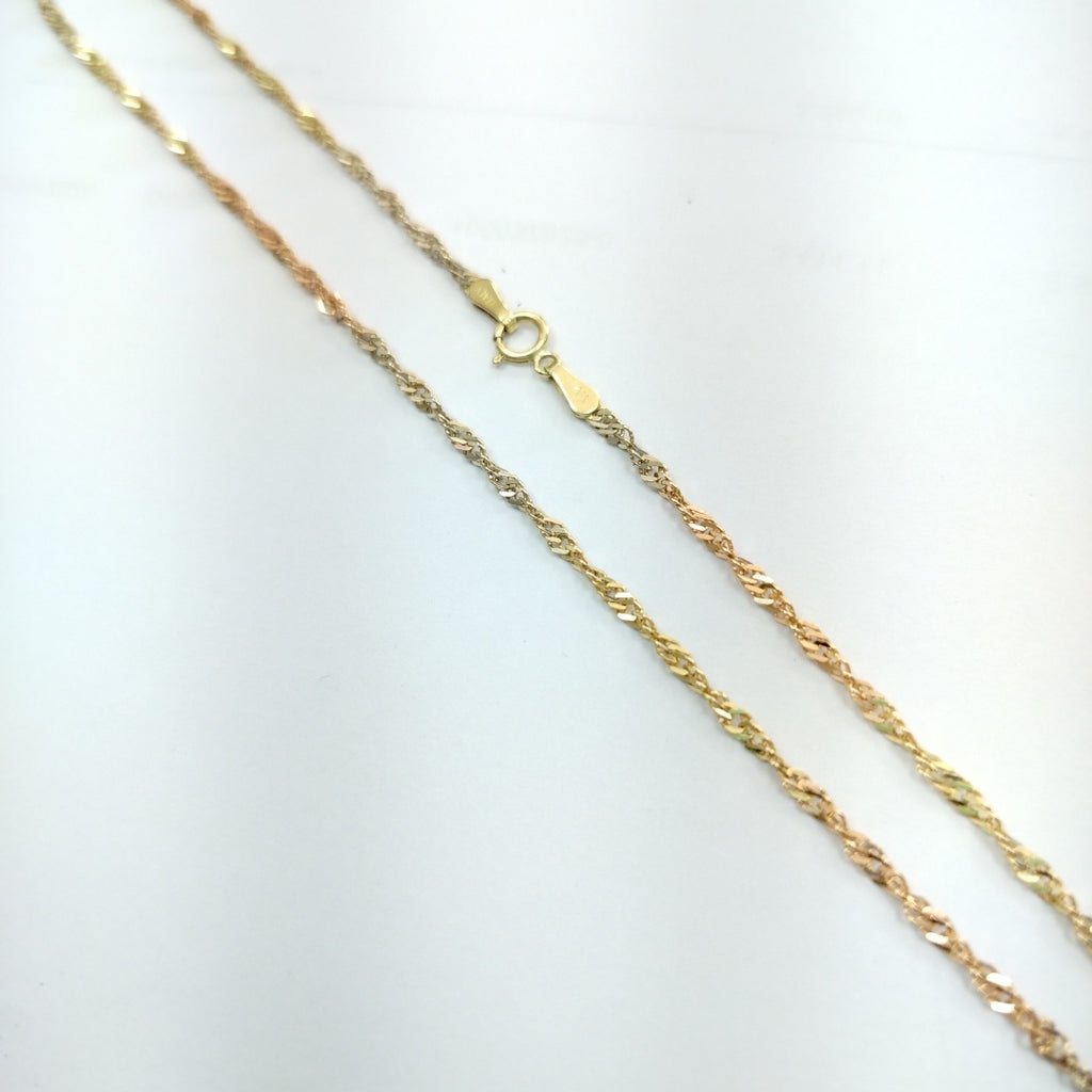 CADENA ORO,ORO COMBINADO 10 K 3,30 GRMS (SEMINUEVO)
