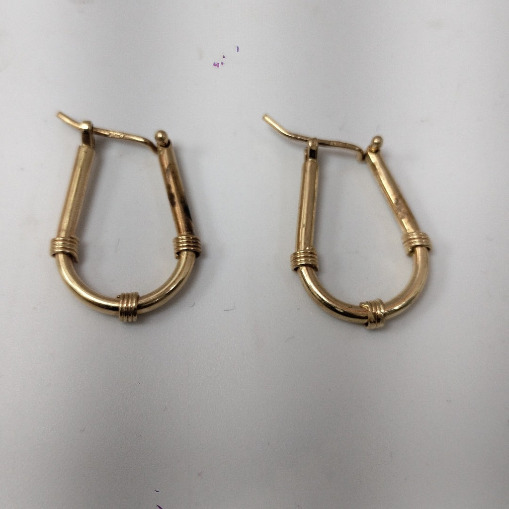 ARRACADAS PAR ORO 14 K 2.7 GRMS (SEMINUEVO)