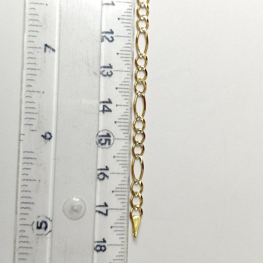PULSERA 3X1 DIAMANTADA 14K 18 CM 2.5 GR (NUEVO)