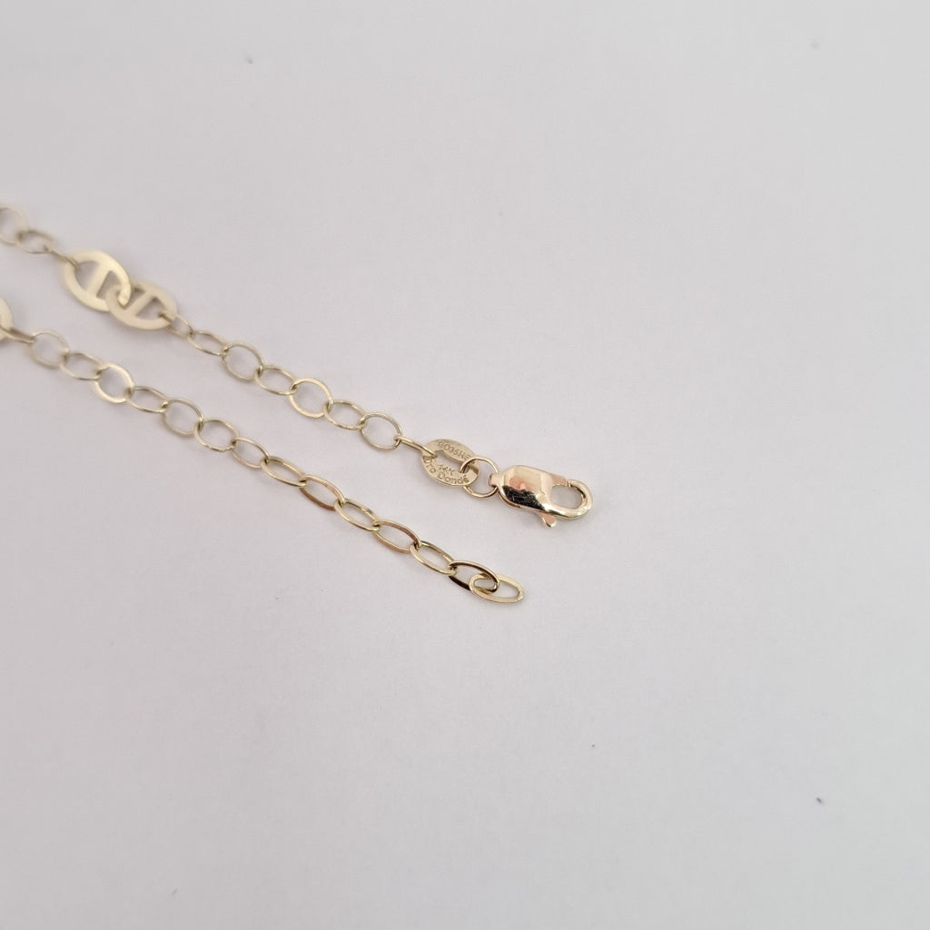 PULSERA ESPECIAL 14K 21 CM 1.9 GR (NUEVO)