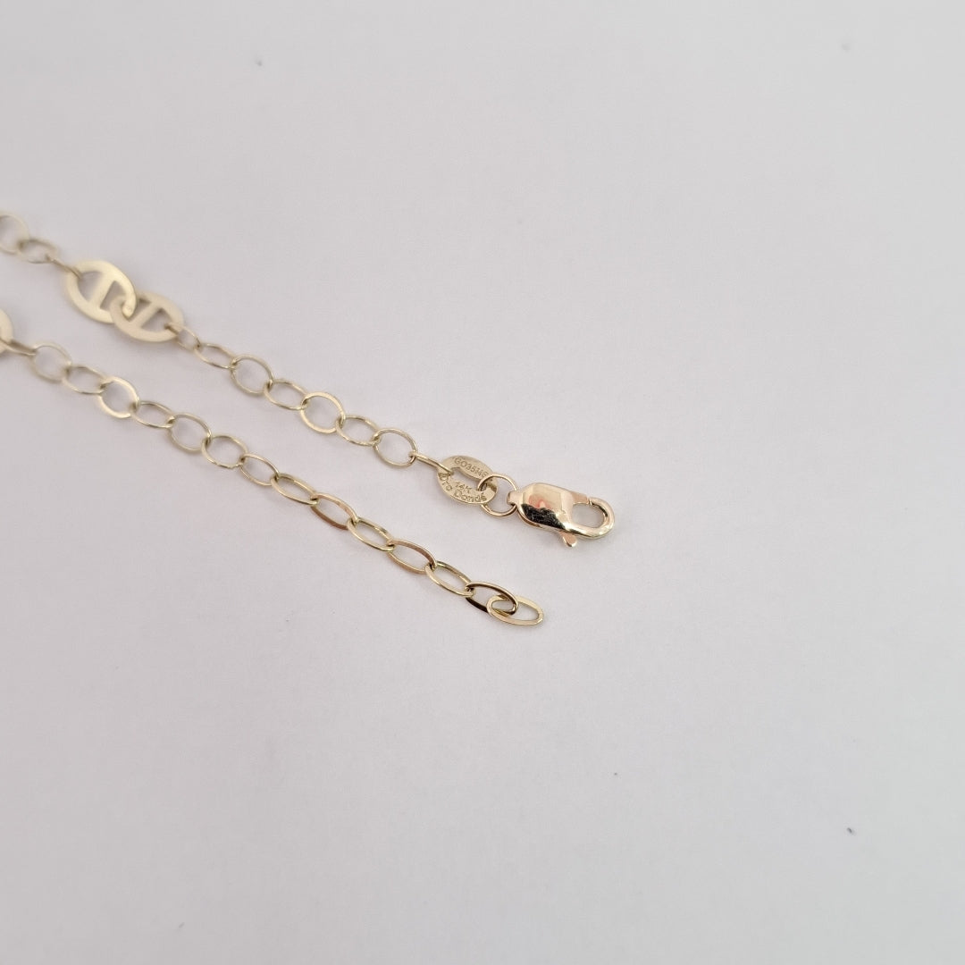 PULSERA ESPECIAL 14K 21 CM 1.9 GR (NUEVO)
