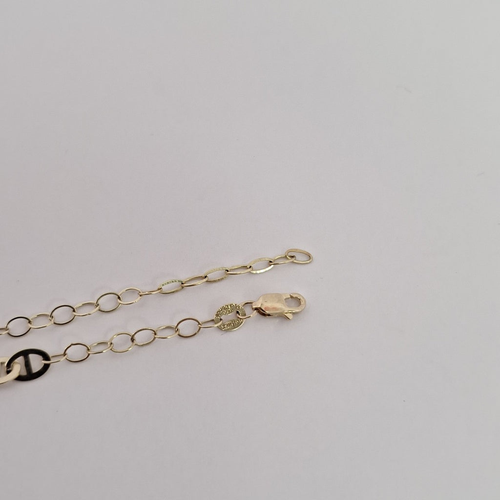 PULSERA ESPECIAL 14K 21 CM 1.9 GR (NUEVO)