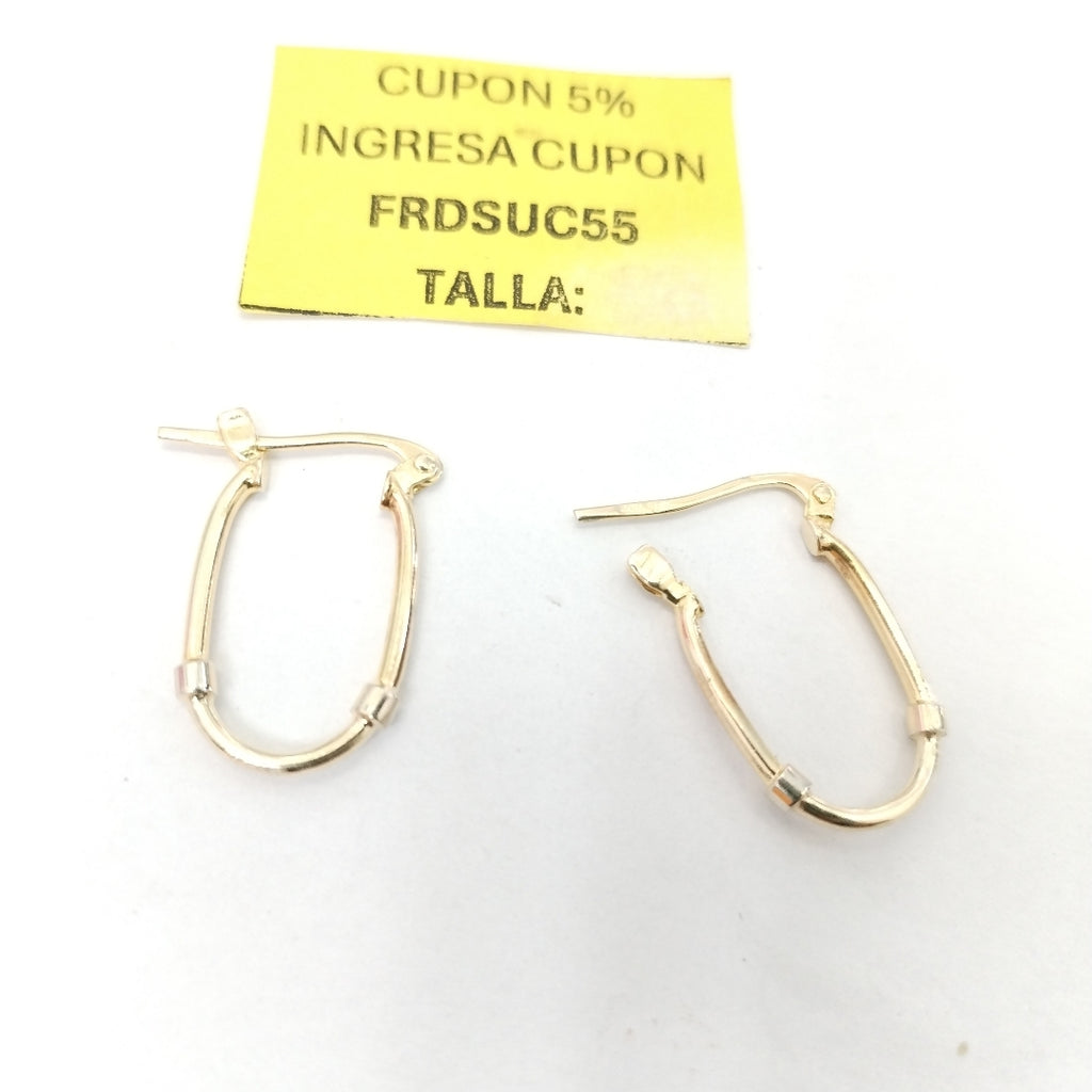 ARRACADAS PAR ORO 14 K 1,40 GRMS (SEMINUEVO)