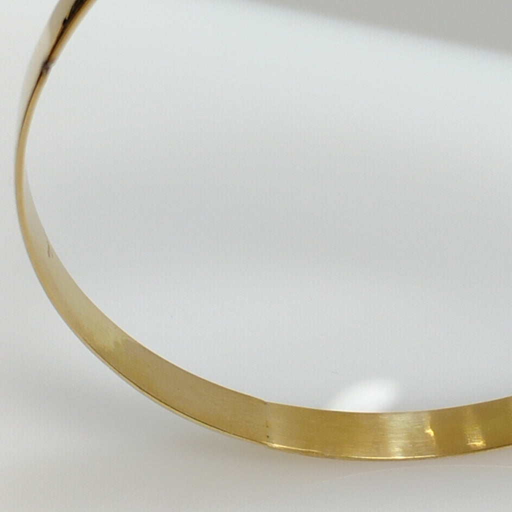 PULSERA RIGIDA ORO MUY BAJO 8 K 11,30 GRMS (SEMINUEVO)