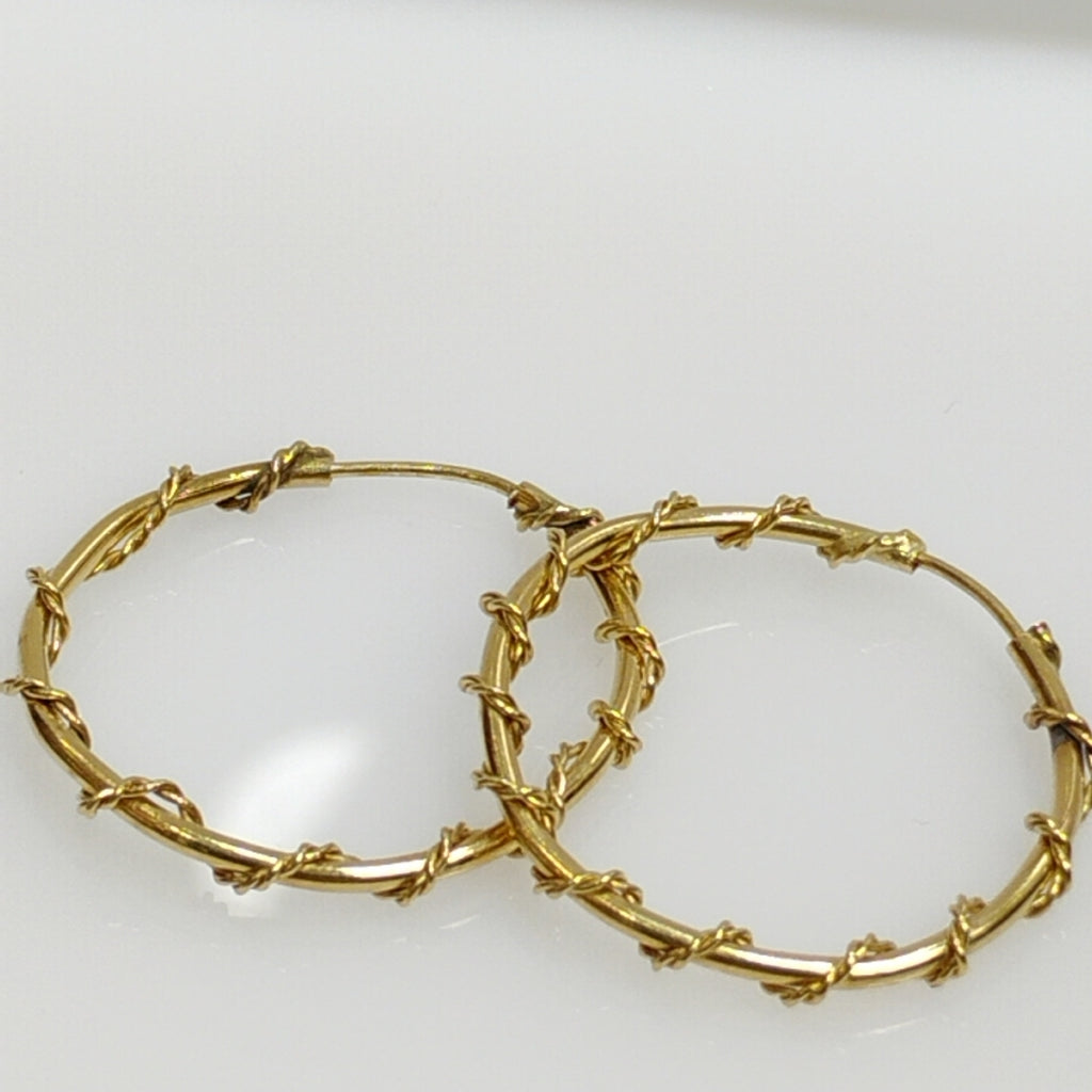 ARRACADAS PAR ORO 10 K 2,20 GRMS (SEMINUEVO)