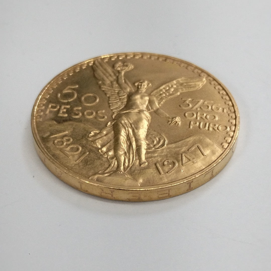 K1 41.6 GRMS 21 K IDENTIFICACIÓN MONEDA NOMINATIVA MONEDAS PESOS 50 PES (SEMINUEVO)